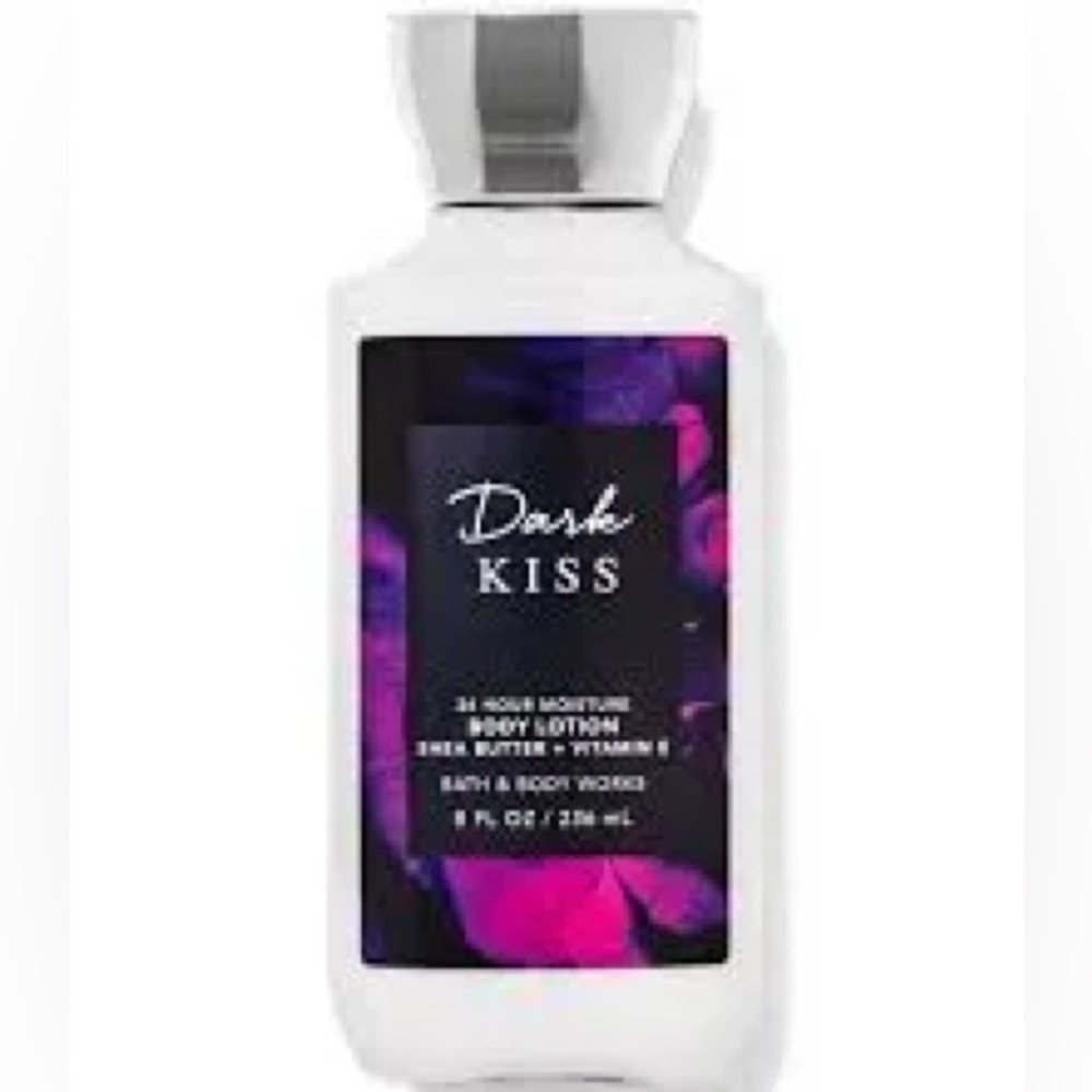Bath & Body Works Dark Kiss Body Lotion - Purple and Black Design New